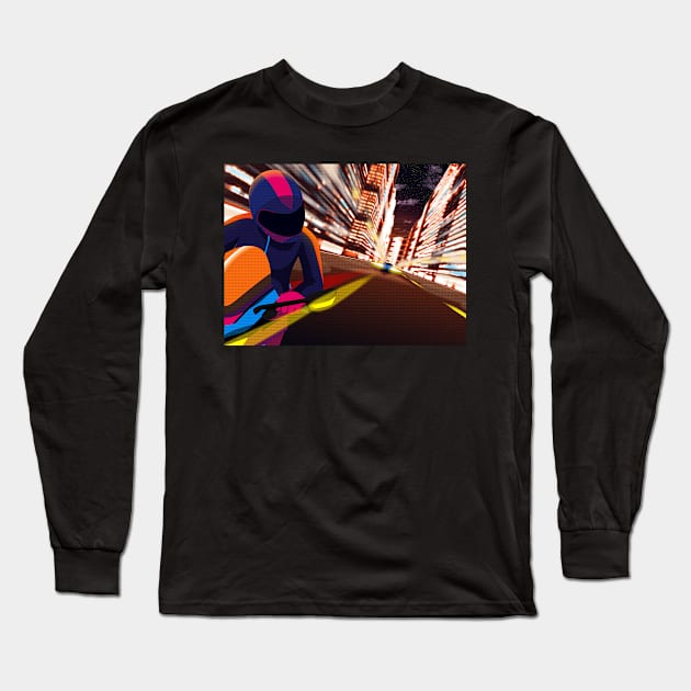 Express Route Long Sleeve T-Shirt by patrickkingart